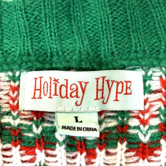 White Cat Diva Ugly Christmas Sweater Size Large  by Holiday Hype - Picture 8 of 9